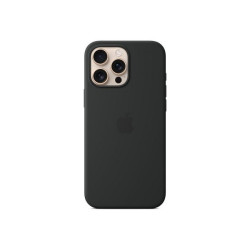 Apple - Cover per cellulare - Compatibilità MagSafe - silicone - nero - per iPhone 16 Pro Max