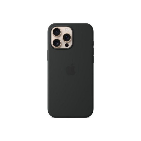 Apple - Cover per cellulare - Compatibilità MagSafe - silicone - nero - per iPhone 16 Pro Max