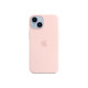 Apple - Cover per cellulare - Compatibilità MagSafe - silicone - rosa gesso - per iPhone 14