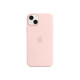 Apple - Cover per cellulare - Compatibilità MagSafe - silicone - rosa gesso - per iPhone 14 Plus