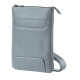 City bag piccola Gate Trended - 20 x 26 x 2 cm - ecopelle - azzurro - In Tempo