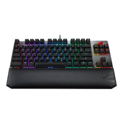 ASUS ROG Strix Scope NX TKL Deluxe - Tastiera - retroilluminato - USB - italiana - interruttore: ROG NX Red - grigio, nero