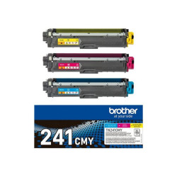 Brother TN241CMY - Confezione da 3 - giallo, ciano, magenta - originale - cartuccia toner - per Brother DCP-9015, DCP-9020, HL-