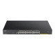 D-Link DGS 1250-28XMP - Switch - L3 Lite - intelligente - 24 x 10/100/1000 (PoE) + 4 x 10 Gigabit SFP+ - montabile su rack - Po