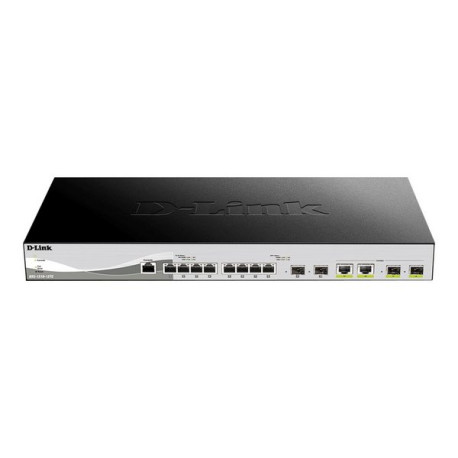 D-Link DXS 1210-12TC - Switch - intelligente - 8 x 10GBase-T + 2 x combo 10 Gigabit SFP+/RJ-45 + 2 x SFP+ - desktop, montabile 