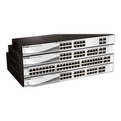 D-Link Web Smart DGS-1210-20 - Switch - gestito - 16 x 10/100/1000 + 4 x Gigabit SFP - desktop, montabile su rack