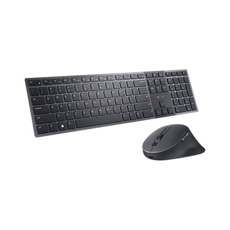 Dell Premier KM900 - Set mouse e tastiera - collaborazione - retroilluminato - senza fili - 2.4 GHz, Bluetooth 5.1 - QWERTY - U