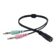 Equip Life Chat - Cuffie con microfono - on-ear - cablato - jack 3,5 mm