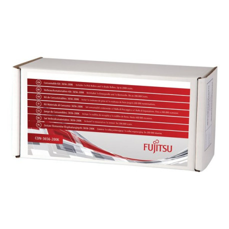 Fujitsu Consumable Kit: 3656-200K - Kit materiali di consumo scanner - per ScanSnap iX1400, iX1500, iX1600, iX500