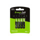 Green Cell HR03 - Batteria 4 x AAA - NiMH - (ricaricabili) - 950 mAh