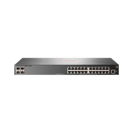 HPE Aruba 2930F 24G 4SFP - Switch - L3 - gestito - 24 x 10/100/1000 + 4 x Gigabit SFP (uplink) - montabile su rack