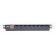 ITRack - Unità distribuzione alimentazione (montabile in rack) - 250 V c.a. V - 4000 Watt - ingresso: IEC 60320 C14 - connettor