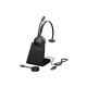 Jabra Engage 55 SE Mono - Cuffie con microfono - over ear - DECT - senza fili - USB-A via adattatore DECT - Certificato per i t