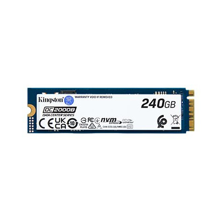 Kingston Data Center DC2000B - SSD - Enterprise - 240 GB - interno - M.2 2280 - PCIe 4.0 x4 (NVMe)