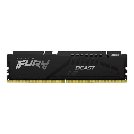 Kingston FURY Beast - DDR5 - modulo - 16 GB - DIMM 288-PIN - 6400 MHz / PC5-51200 - CL32 - 1.4 V - senza buffer - on-die ECC - 