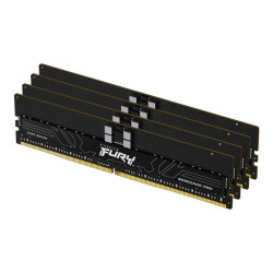 Kingston FURY Renegade Pro - DDR5 - kit - 128 GB: 4 x 32 GB - DIMM 288-PIN - 6400 MHz / PC5-51200 - CL32 - 1.4 V - registrato -