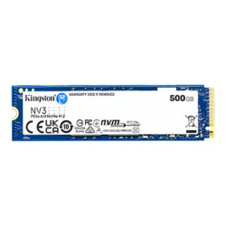 Kingston NV3 - SSD - 500 GB - interno - M.2 2280 - PCIe 4.0 x4 (NVMe)