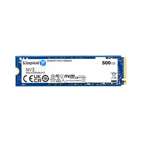 Kingston NV3 - SSD - 500 GB - interno - M.2 2280 - PCIe 4.0 x4 (NVMe)