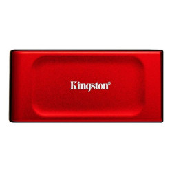 Kingston XS1000 - SSD - 1 TB - esterno (portatile) - USB 3.2 Gen 2 (USB-C connettore) - rosso