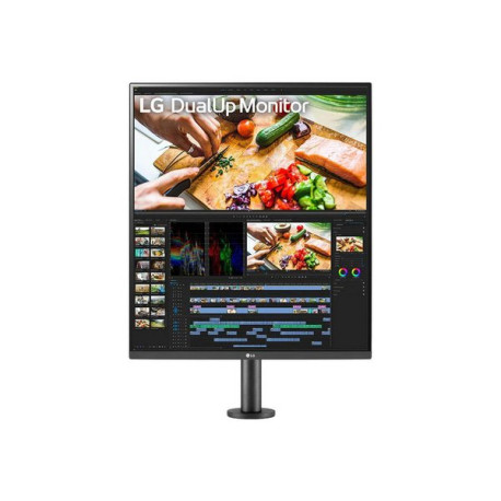 LG DualUp Ergo 28MQ780-B - Monitor a LED - 28" (27.6" visualizzabile) - 2560 x 2880 SDQHD @ 60 Hz - Nano IPS - 300 cd/m² - 1000