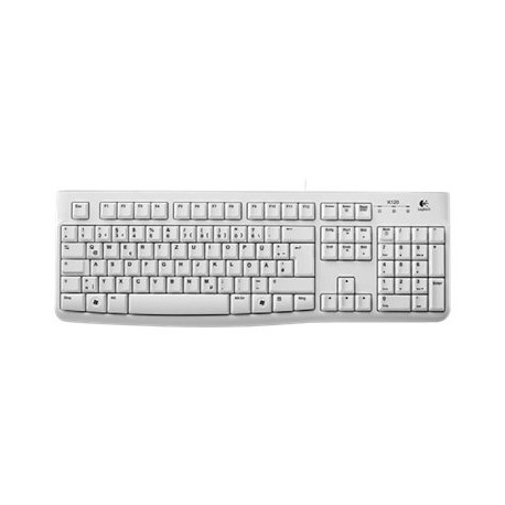 Logitech K120 for Business - Tastiera - USB - Tedesca - bianco