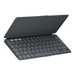 Logitech Keys-To-Go 2 - Tastiera - built-in cover - senza fili - Bluetooth LE - QWERTY - italiana - grafite