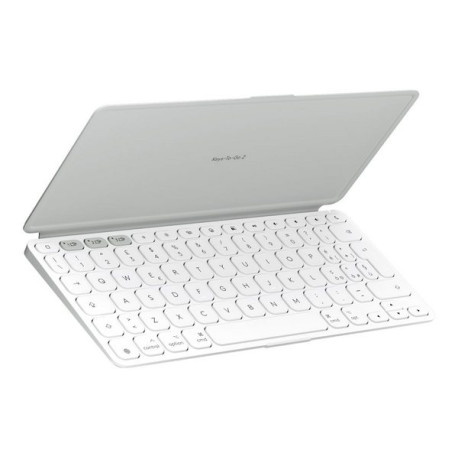 Logitech Keys-To-Go 2 for iPad - Tastiera - built-in cover - senza fili - Bluetooth LE - QWERTY - italiana - grigio pallido