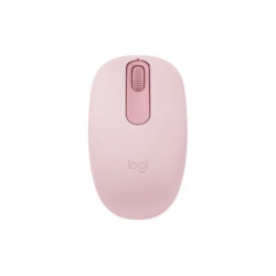 Logitech M196 - Mouse - per destrorsi e per sinistrorsi - ottica - 3 pulsanti - senza fili - Bluetooth - rosa