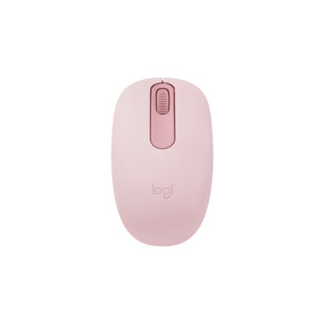 Logitech M196 - Mouse - per destrorsi e per sinistrorsi - ottica - 3 pulsanti - senza fili - Bluetooth - rosa