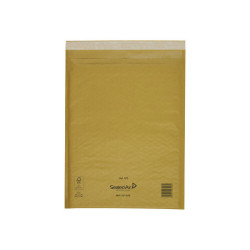 Mail Lite - Busta postale - 220 x 260 mm - rettangolare - estremità aperta - autoadesiva - pluriball - oro - pacco da 10