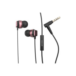 Maxell METALLIX - Auricolari con microfono - in-ear - cablato - jack 3,5 mm - rosa dorato