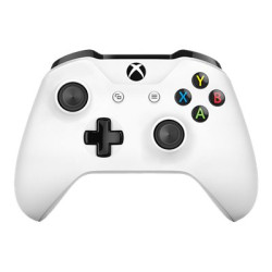 Microsoft Xbox Wireless Controller - Game pad - senza fili - Bluetooth - bianco - per PC, Microsoft Xbox One, Microsoft Xbox On