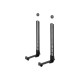 Neomounts by Newstar AWL29-650BL1 - Kit montaggio (montaggio universale) - per sound bar - nero - sopra lo schermo, sotto lo sc