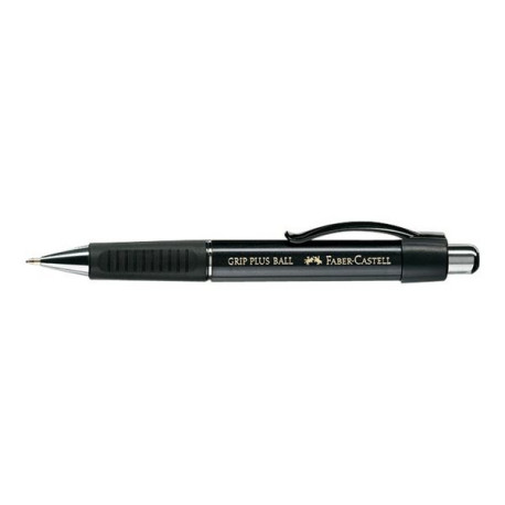 Faber-Castell GRIP PLUS BALL - Penna a sfera - blu - 0.4 mm - retrattile