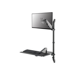 Neomounts WL90-325BL1 - Kit montaggio (braccio full motion) - sit-stand workstation - per display LCD/dotazione PC - acciaio - 