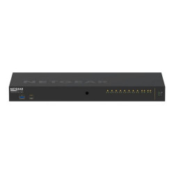 NETGEAR AV Line M4250-10G2XF-PoE+ - Switch - L3 - gestito - 10 x 10/100/1000 (8 PoE+) + 2 x 10 Gigabit SFP+ - flusso d'aria da 