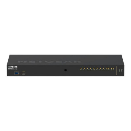 NETGEAR AV Line M4250-10G2XF-PoE+ - Switch - L3 - gestito - 10 x 10/100/1000 (8 PoE+) + 2 x 10 Gigabit SFP+ - flusso d'aria da 