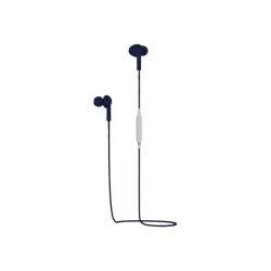 Pantone - Auricolari con microfono - in-ear - Bluetooth - senza fili, cablato - jack 3,5 mm - blu marino