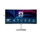 Philips 34B2U5600C - 5000 Series - monitor a LED - curvato - USB - 34" - 3440 x 1440 WQHD @ 120 Hz - VA - 300 cd/m² - 4000:1 - 