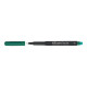 Faber-Castell MULTIMARK 1513 - Marcatore - permanente - verde - 0.6 mm - fine - con gomma