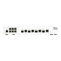 QNAP QSW-M2106-4C - Switch - gestito - 6 x 2.5GBase-T + 4 x combo 10 Gigabit SFP+/RJ-45 - desktop