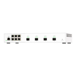 QNAP QSW-M2106-4S - Switch - gestito - 6 x 2.5GBase-T + 4 x 10Gb Ethernet SFP+ - desktop