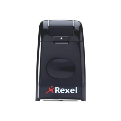 Rexel ID Guard - Timbro roller - autoinchiostrante - testo predefinito - nero