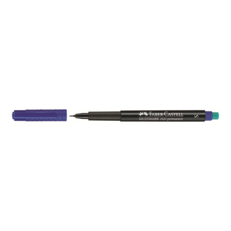 Faber-Castell MULTIMARK 1523 - Marcatore - permanente - blu - 0.4 mm - superfine - con gomma