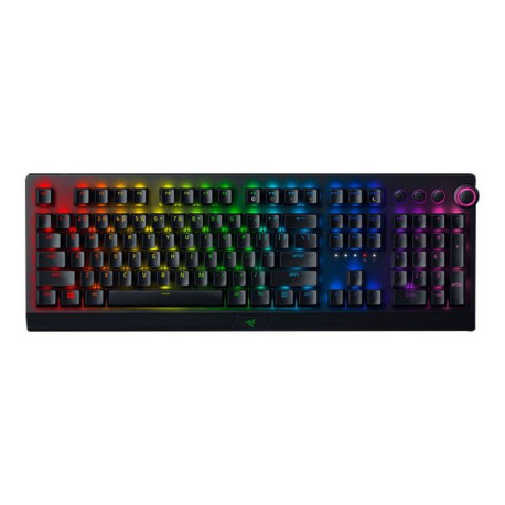 Razer BlackWidow V3 Pro - Tastiera - retroilluminazione - senza fili - Bluetooth, 2.4 GHz, USB-C - USA - interruttore: Razer Ye