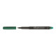 Faber-Castell MULTIMARK 1523 - Marcatore - permanente - verde - 0.4 mm - superfine - con gomma