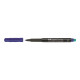 Faber-Castell MULTIMARK 1525 - Marcatore - permanente - blu - 1 mm - medio - con gomma