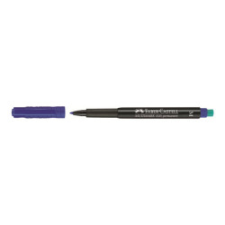 Faber-Castell MULTIMARK 1525 - Marcatore - permanente - blu - 1 mm - medio - con gomma