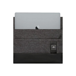 Riva Case Lantau 8802 - Custodia per notebook - 12.9" - 13.3" - nero melange - per Apple MacBook Air (13.3 pollici)- MacBook Pr