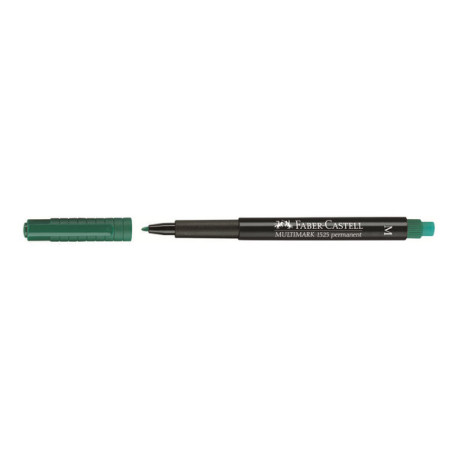 Faber-Castell MULTIMARK 1525 - Marcatore - permanente - verde - 1 mm - medio - con gomma